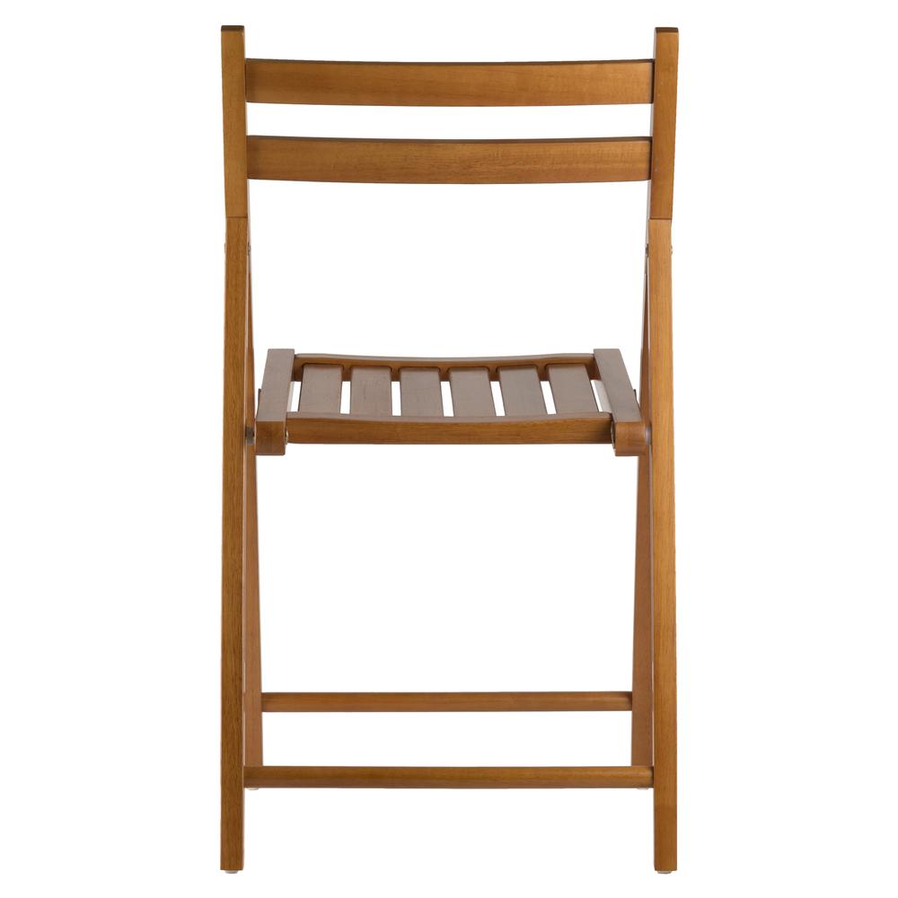 Robin 4-Pc Folding Chair Set, Teak - Winsome Wood