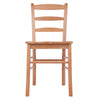 Benjamin 2-PC Set Ladder Back Chair Light Oak - Winsome Wood