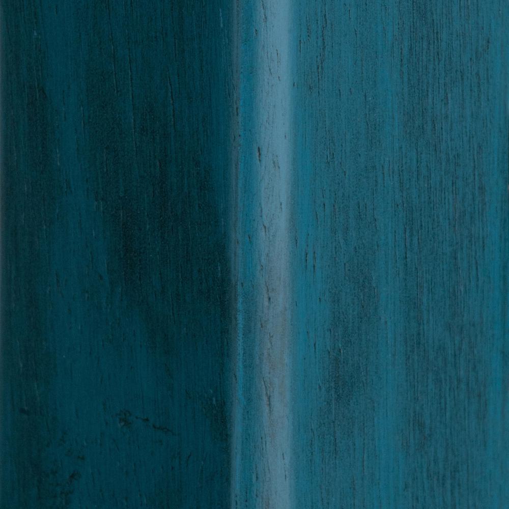 Ivy 29'' Bar Stool Rustic Teal w/ Walnut Seat - Winsome Wood
