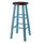 Ivy 29'' Bar Stool Rustic Light Blue w/ Walnut Seat - Winsome Wood