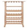 24-Bottle Wine Rack Natural - Winsome Wood