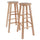 Element Bar Stools, 2-Pc Set, Natural - Winsome Wood