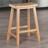 Satori 24'' Saddle Seat Bar Stool Beech - Winsome Wood