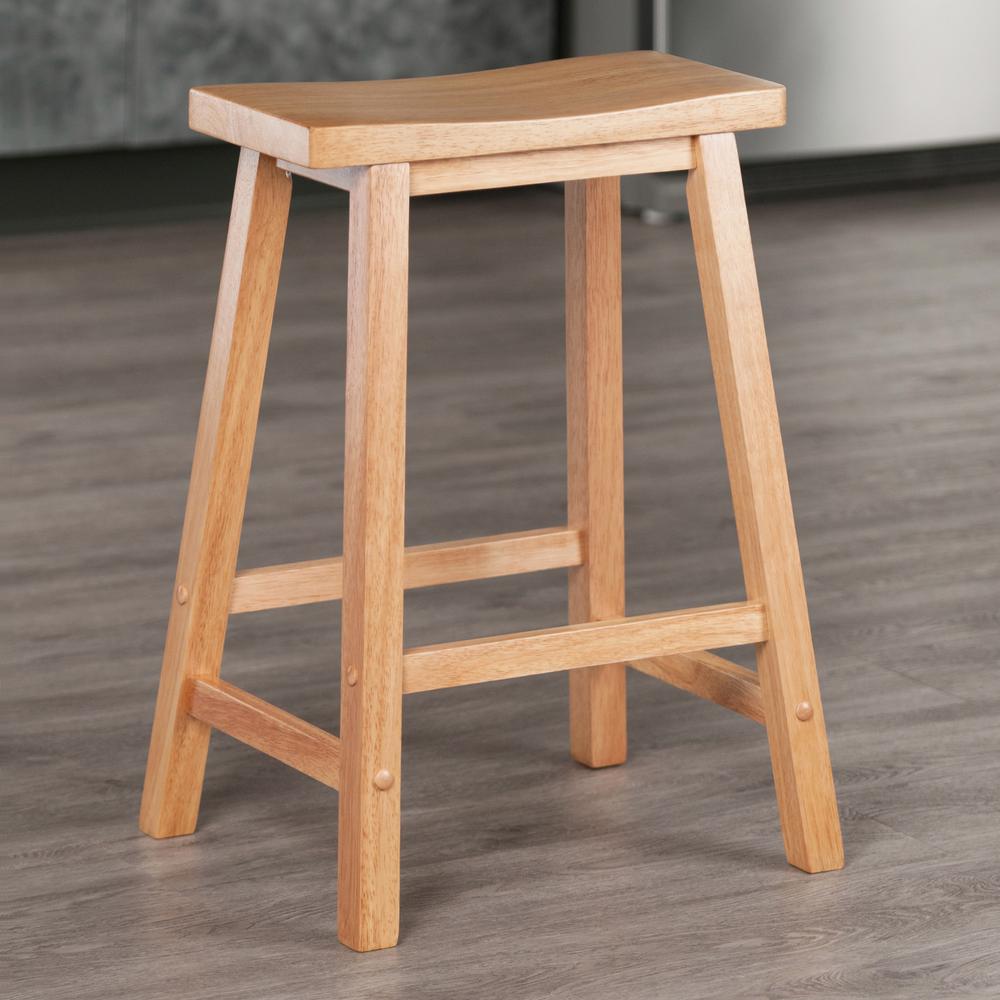 Satori 24'' Saddle Seat Bar Stool Beech - Winsome Wood