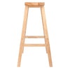 Satori 29'' Saddle Seat Bar Stool Beech - Winsome Wood