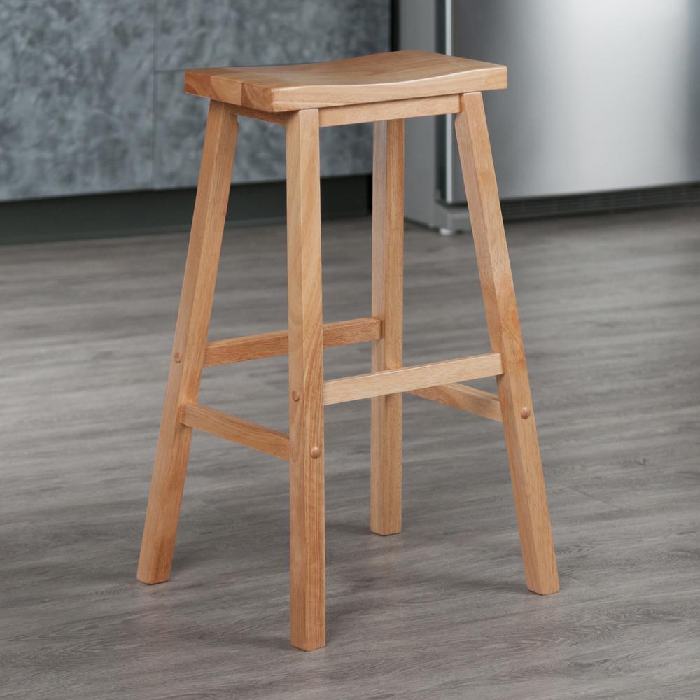 Satori 29'' Saddle Seat Bar Stool Beech - Winsome Wood
