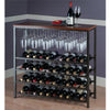 Michelle Wine Rack with Glass Hanger - Winsome Wood