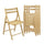 Robin 4-PC Folding Chair Set Natural - Winsome Wood