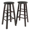 Element Bar Stools, 2-Pc Set, Espresso - Winsome Wood