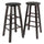 Element Bar Stools, 2-Pc Set, Espresso - Winsome Wood