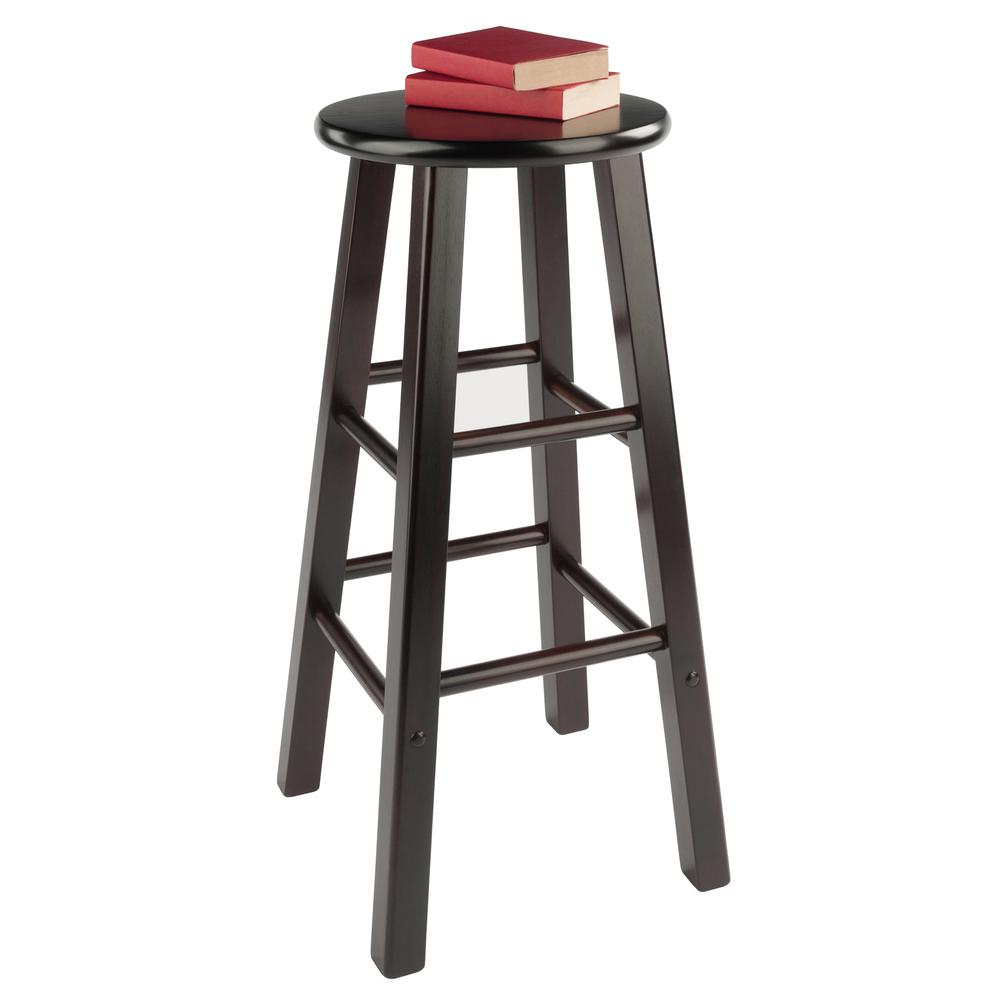 Element Bar Stools, 2-Pc Set, Espresso - Winsome Wood