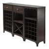 Ancona 3-Pc Modular Wine Cabinet  Set - Winsome Wood