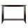 Genoa Rectangular Console Table with Glass and shelf - Winsome Wood
