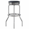 Summit 2-PC Swivel Stools with Faux Leather - Winsome Wood