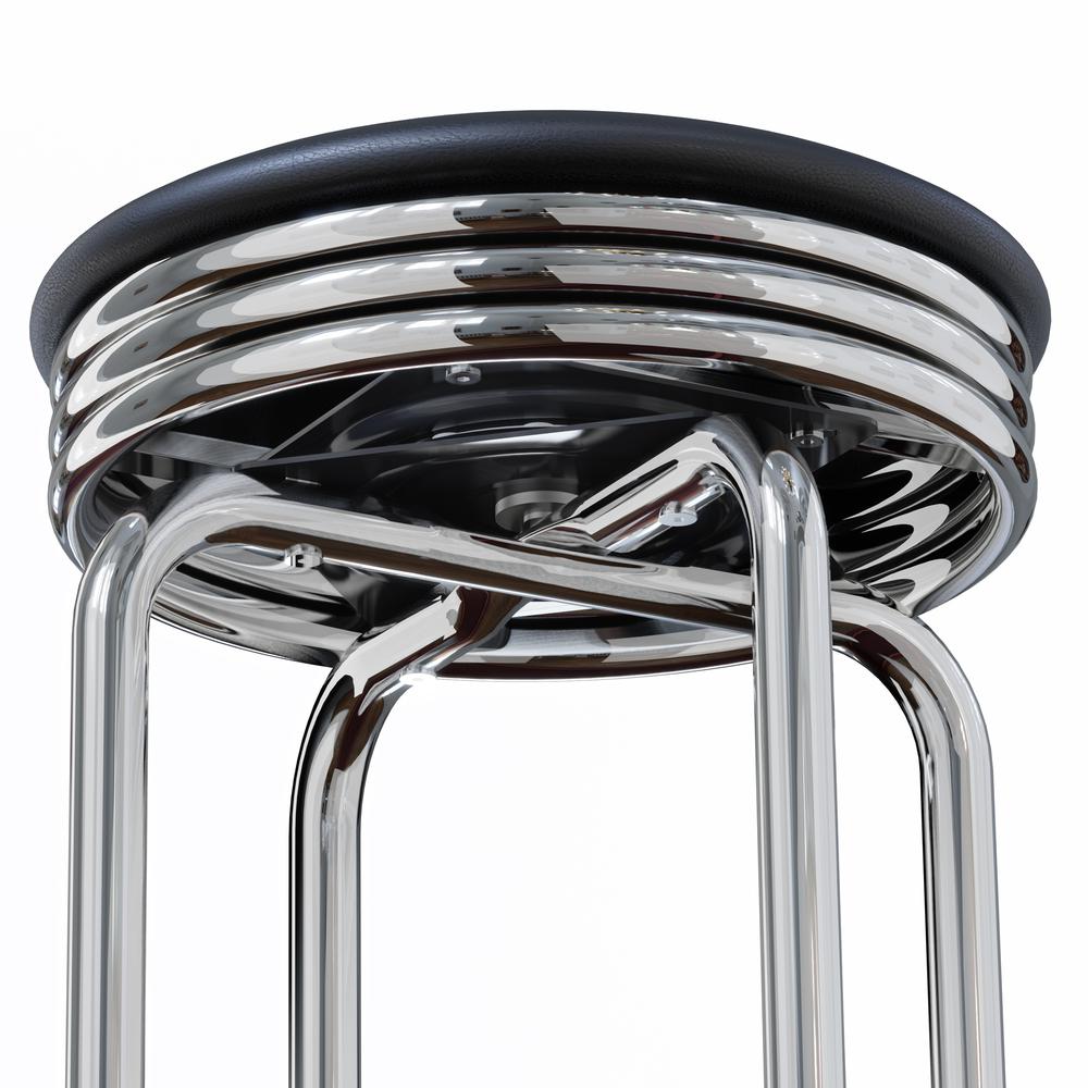 Summit 2-PC Swivel Stools with Faux Leather - Winsome Wood