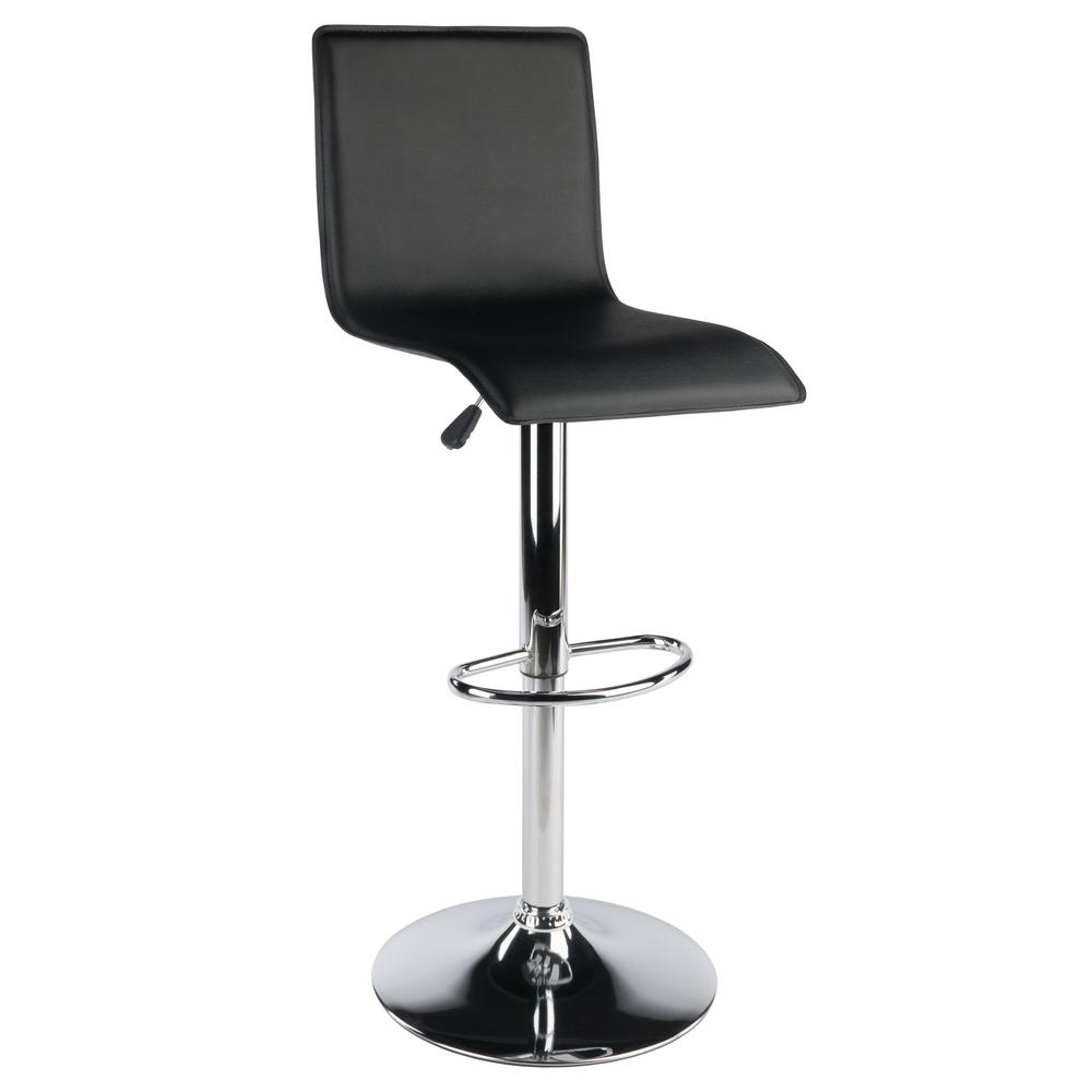 Spectrum High Back L Shape Air Lift Stool, Single, RTA - Winsome Wood