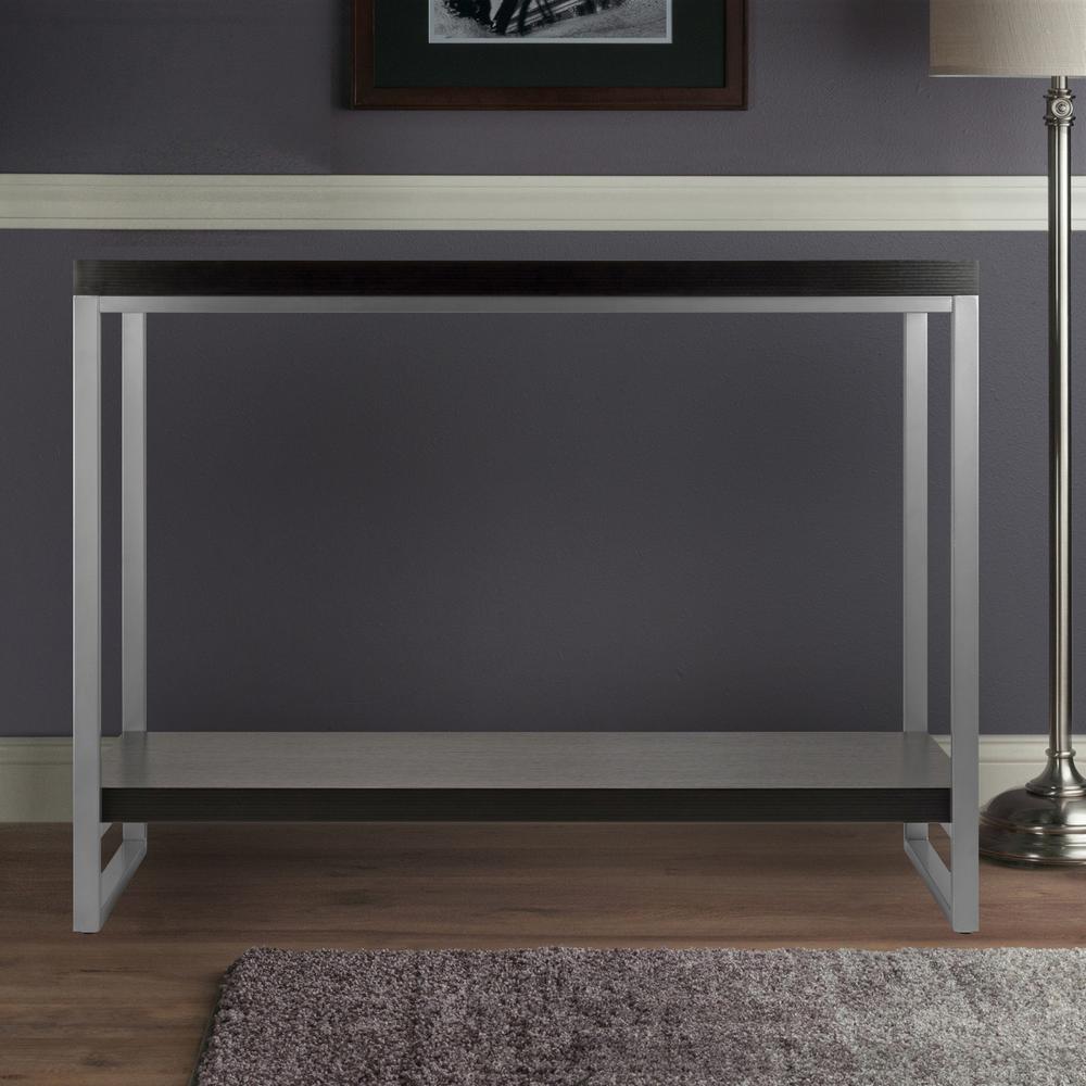 Jared Console Table, Enamel Steel Tube - Winsome Wood