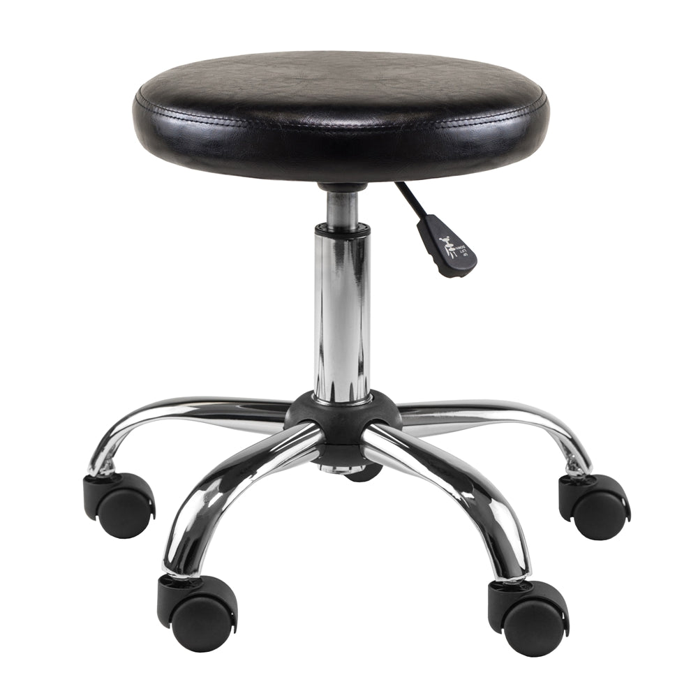 Clark Round Cushion Swivel Stool with adjustable height - Winsome Wood