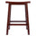 Satori 24'' Saddle Seat Bar Stool Antique Walnut - Winsome Wood
