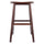 Satori 29'' Saddle Seat Bar Stool Antique Walnut - Winsome Wood