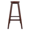 Satori 29'' Saddle Seat Bar Stool Antique Walnut - Winsome Wood