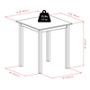 Parkland High/Pub Square Table - Winsome Wood