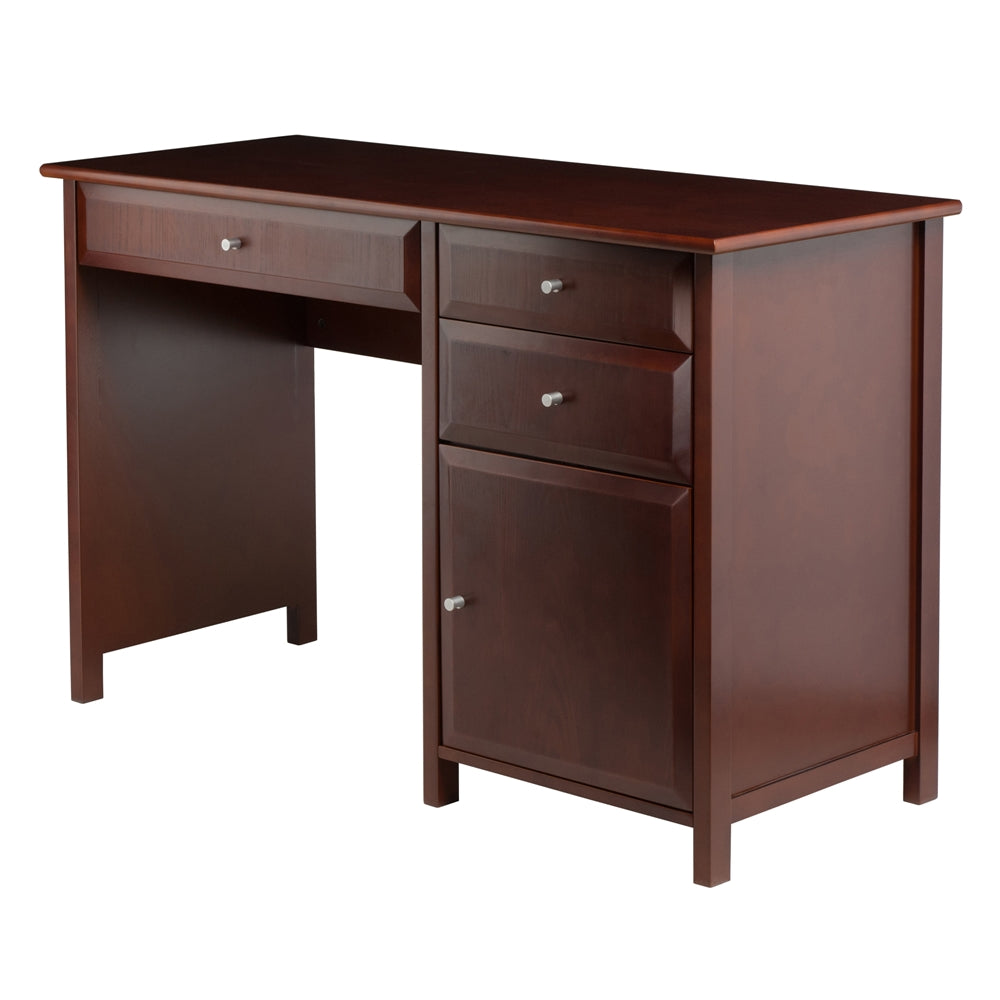 Delta Office Writing Desk Walnut - Winsome Wood