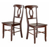 Renaissance 2-Pc Set Key Hole Back Chairs - Winsome Wood