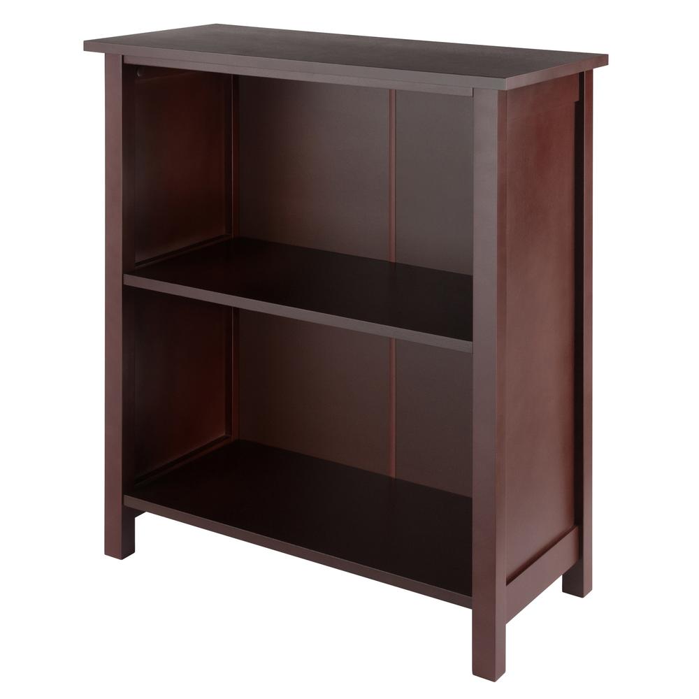 Milan Storage Shelf or Bookcase, 3-Tier, Medium - Winsome Wood
