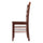 Benjamin 2-PC Ladder Back Chair Set Walnut - Winsome Wood