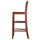 Benjamin 2-PC Ladder Back 30'' Bar Stool Set Antique Walnut - Winsome Wood