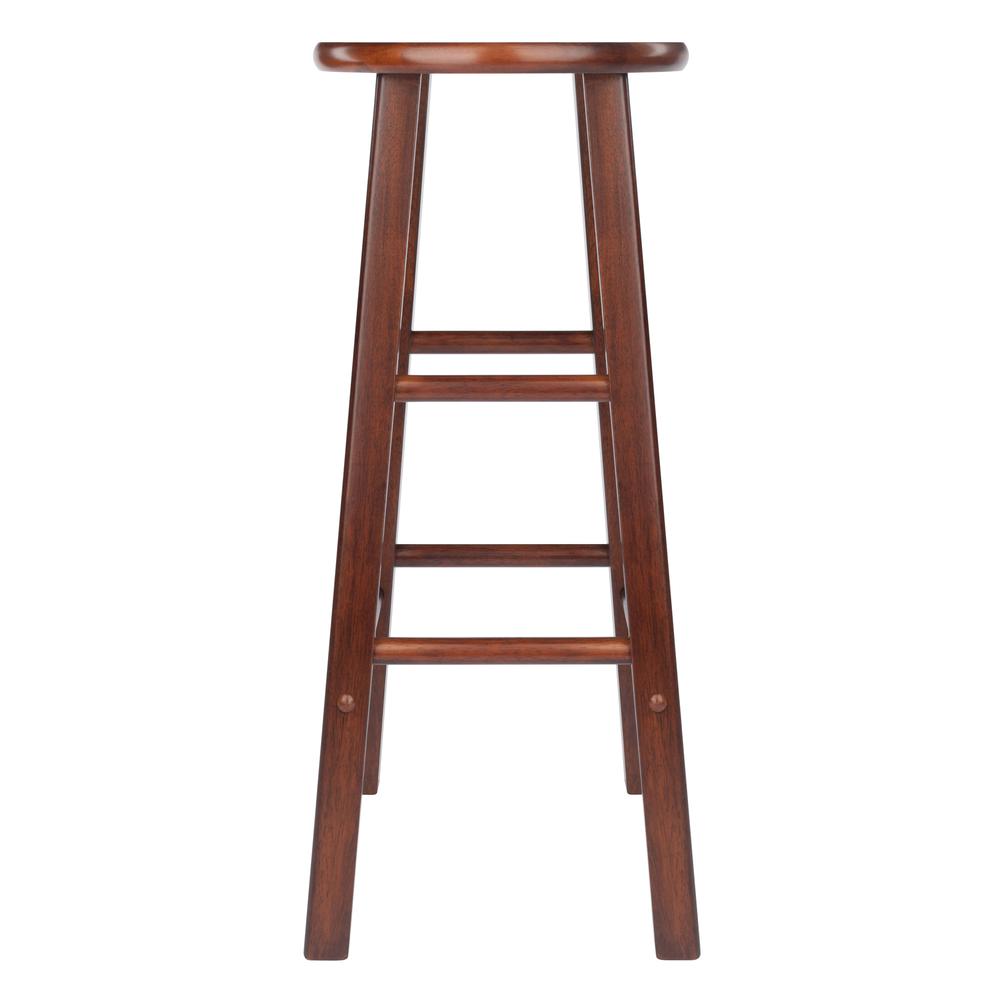 Element Bar Stools, 2-Pc Set, Walnut - Winsome Wood