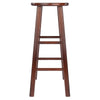 Element Bar Stools, 2-Pc Set, Walnut - Winsome Wood
