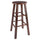 Element Bar Stools, 2-Pc Set, Walnut - Winsome Wood
