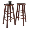 Element Bar Stools, 2-Pc Set, Walnut - Winsome Wood