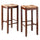 Kaden 2-PC Set Bar Stools Rush Seat - Winsome Wood