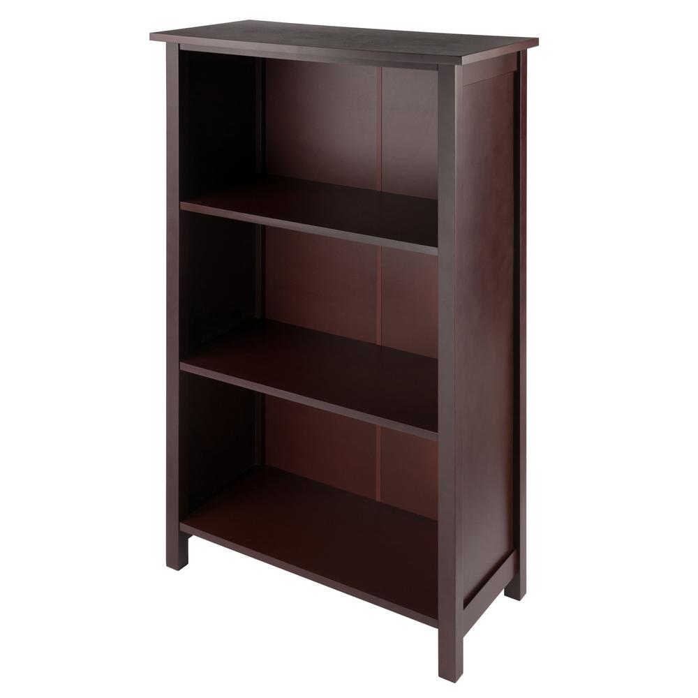 Milan Storage Shelf or Bookcase 4-Tier- Medium - Winsome Wood