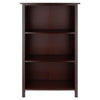 Milan Storage Shelf or Bookcase 4-Tier- Medium - Winsome Wood