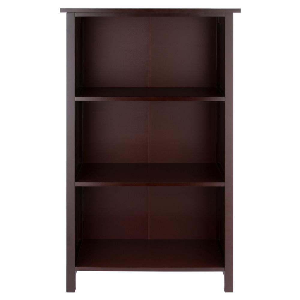 Milan Storage Shelf or Bookcase 4-Tier- Medium - Winsome Wood