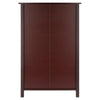 Milan Storage Shelf or Bookcase 4-Tier- Medium - Winsome Wood
