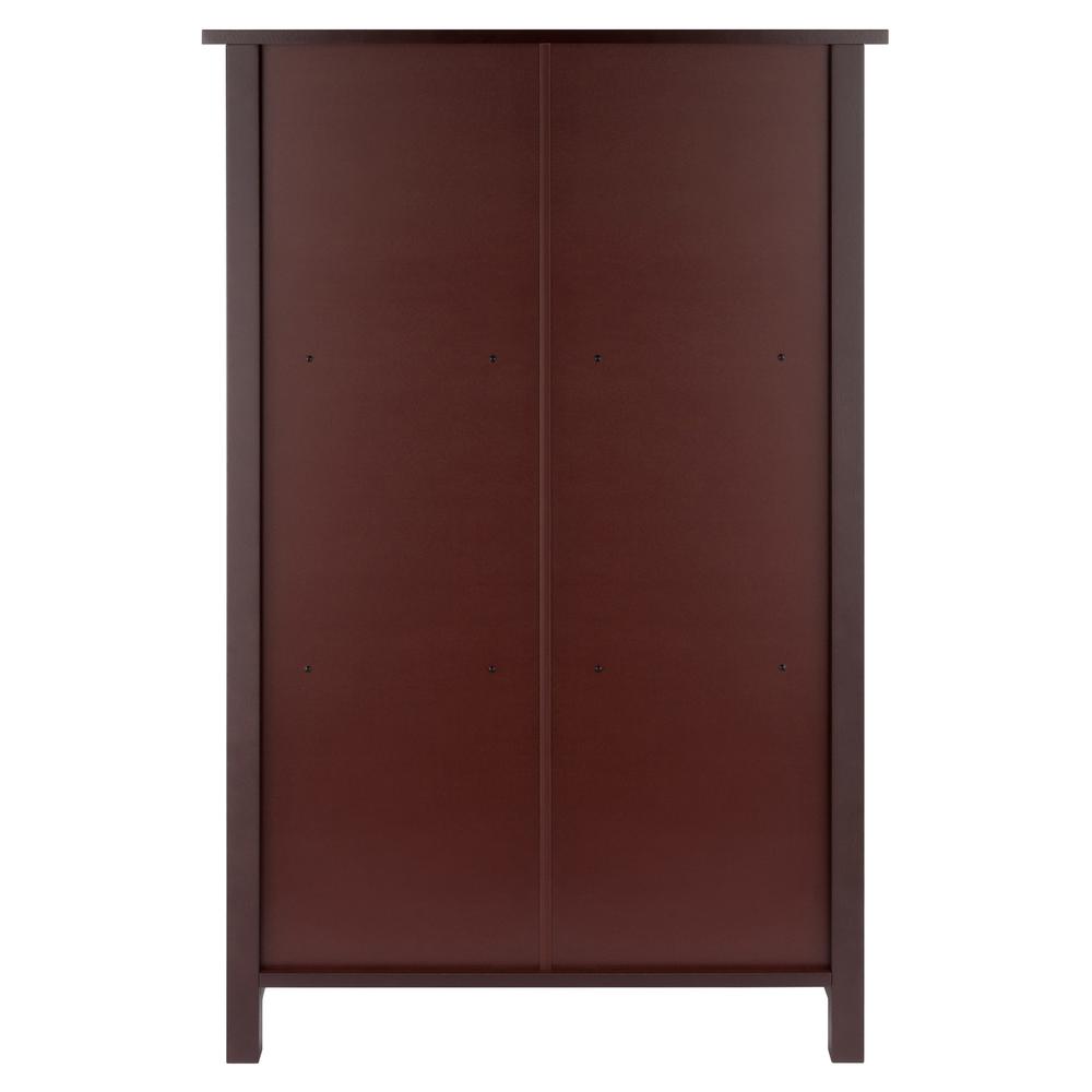 Milan Storage Shelf or Bookcase 4-Tier- Medium - Winsome Wood