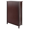 Milan Storage Shelf or Bookcase 4-Tier- Medium - Winsome Wood