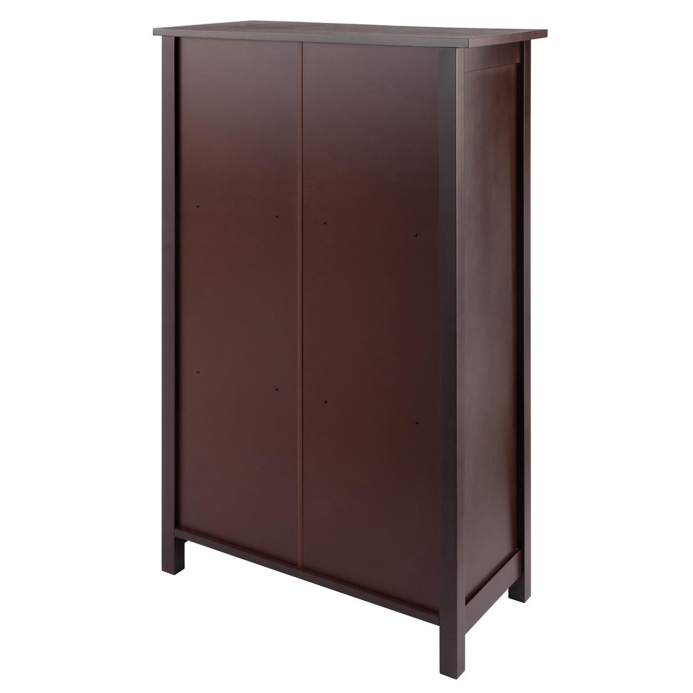 Milan Storage Shelf or Bookcase 4-Tier- Medium - Winsome Wood