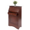 Regalia Secretary Desk Walnut Finish - Winsome Wood