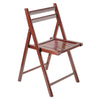 Robin 4-PC Folding Chair Set Walnut - Winsome Wood