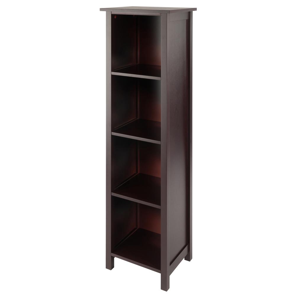 Milan Storage Shelf or Bookcase 5-Tier, Tall - Winsome Wood