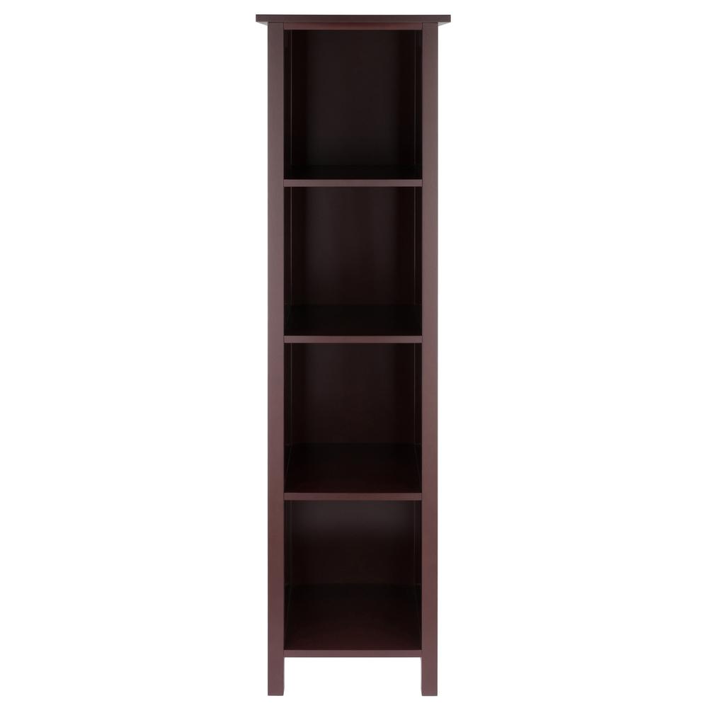 Milan Storage Shelf or Bookcase 5-Tier, Tall - Winsome Wood