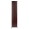 Milan Storage Shelf or Bookcase 5-Tier, Tall - Winsome Wood