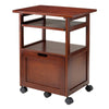 Piper Work Cart / Printer Stand with key board - Winsome Wood