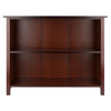 Milan Storage Shelf or Bookcase, 3-Tier, Long - Winsome Wood